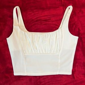 White Crop Top